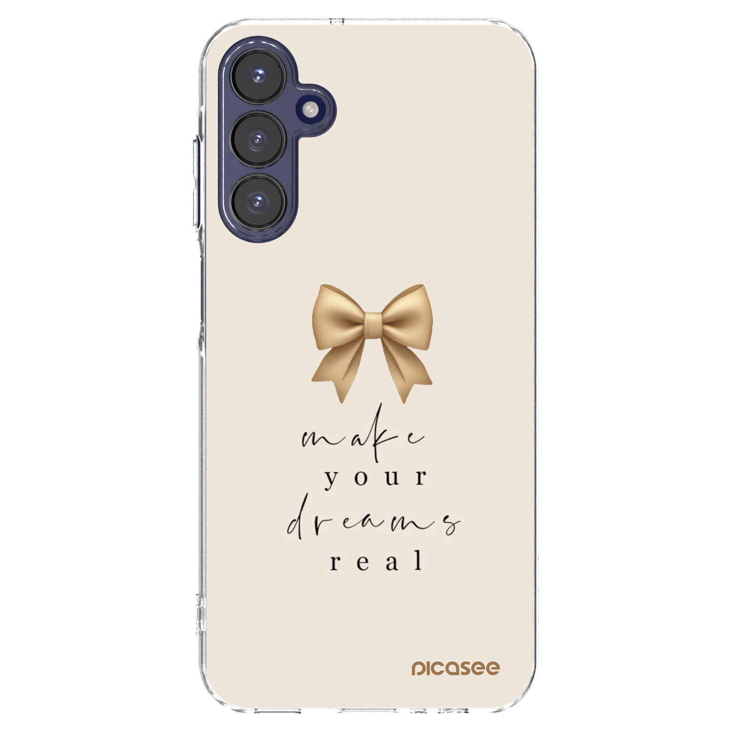 Picasee silikonski prozorni ovitek za Samsung Galaxy A15 A155F 4G - Golden Dream