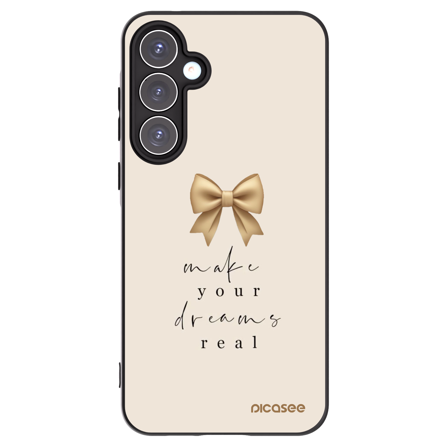 Picasee silikonski črni ovitek za Samsung Galaxy A55 5G A556B - Golden Dream