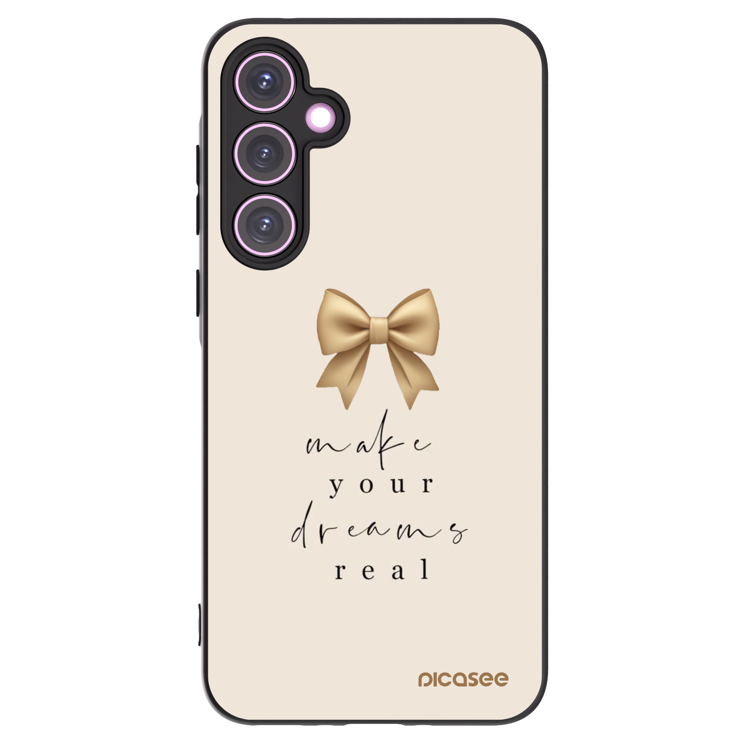Picasee silikonski črni ovitek za Samsung Galaxy A35 5G A356B - Golden Dream