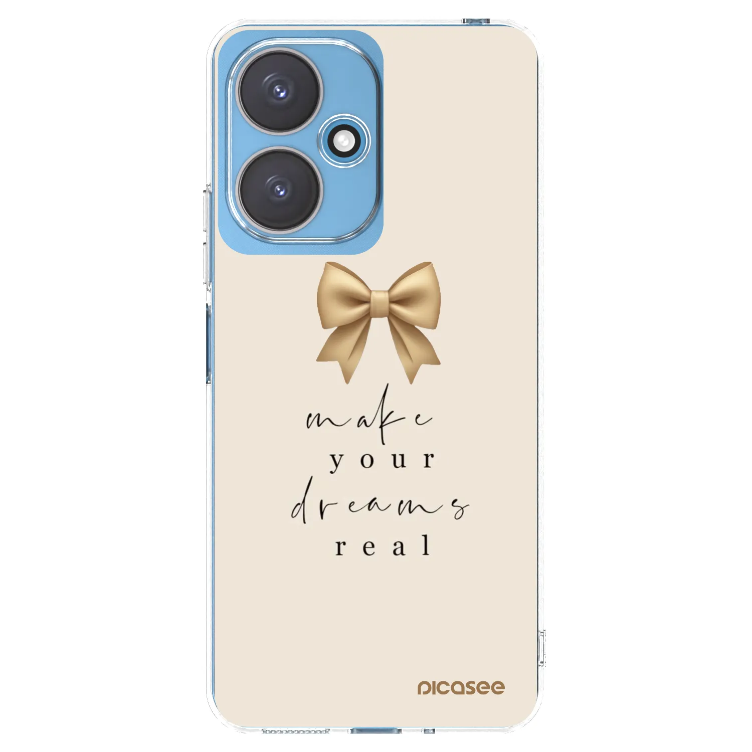Picasee silikonski prozorni ovitek za Xiaomi Redmi 13C 5G - Golden Dream