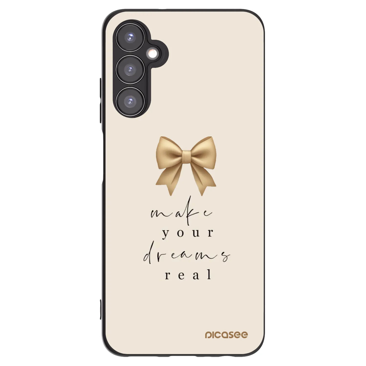 Picasee silikonski črni ovitek za Samsung Galaxy A05s A057G - Golden Dream