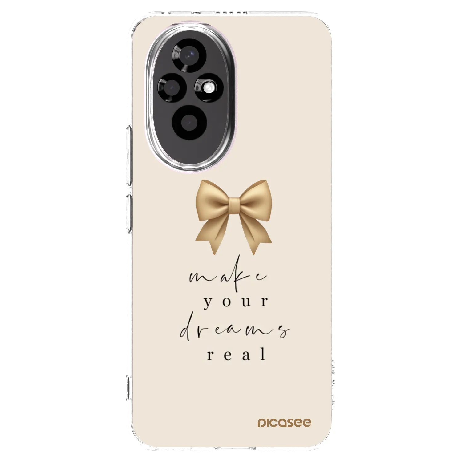 Picasee silikonski prozorni ovitek za Honor 200 Pro 5G - Golden Dream