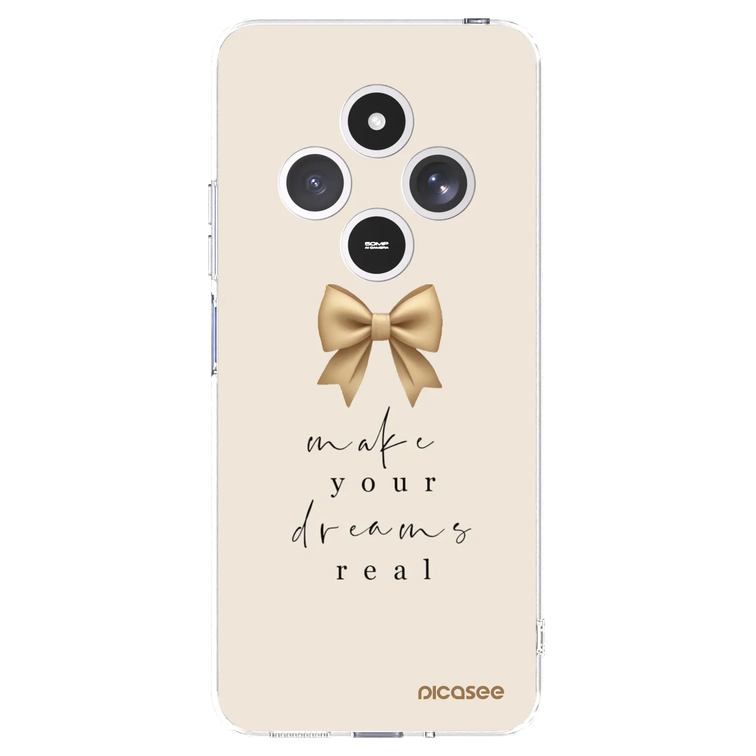 Picasee silikonski prozorni ovitek za Xiaomi Redmi 14C - Golden Dream