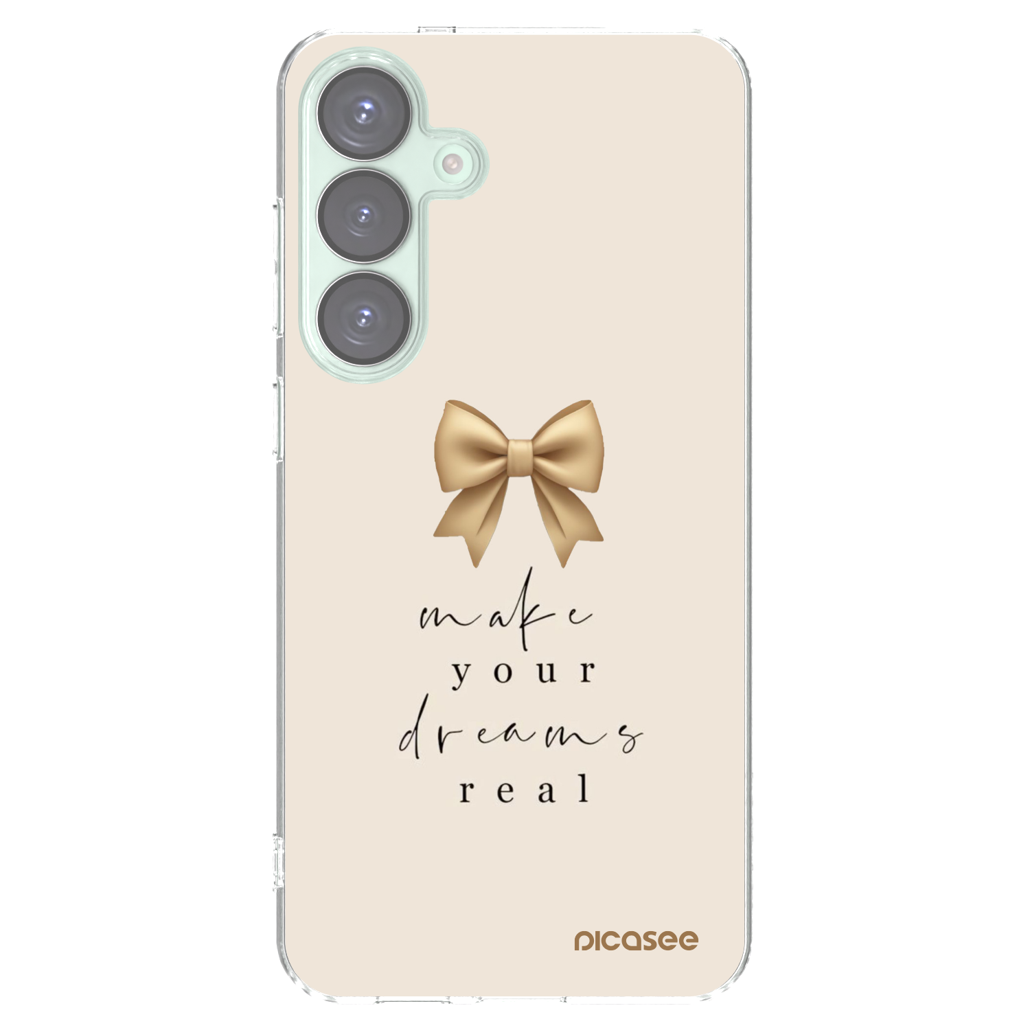 Picasee silikonski prozorni ovitek za Samsung Galaxy S25+ 5G - Golden Dream