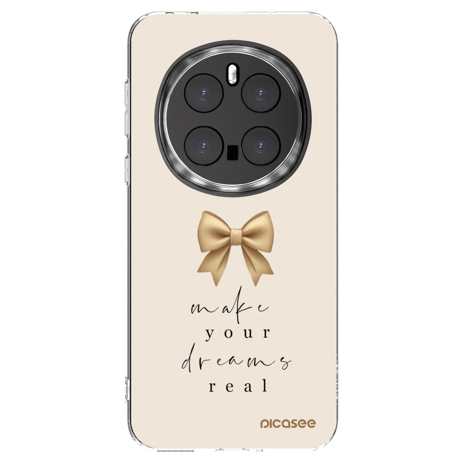 Picasee silikonski prozorni ovitek za Honor Magic7 Pro 5G - Golden Dream