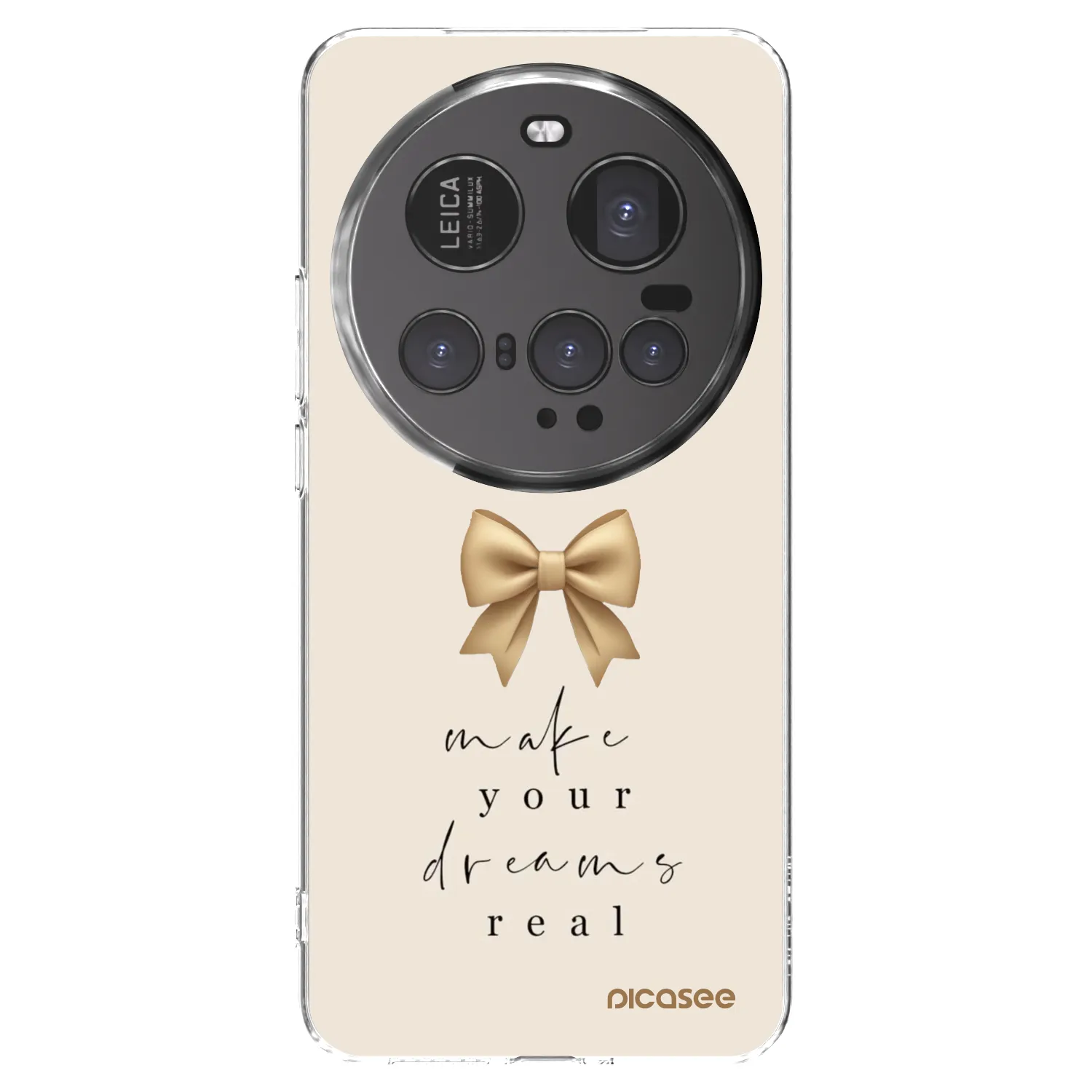 Picasee silikonski prozorni ovitek za Xiaomi 15 Ultra - Golden Dream