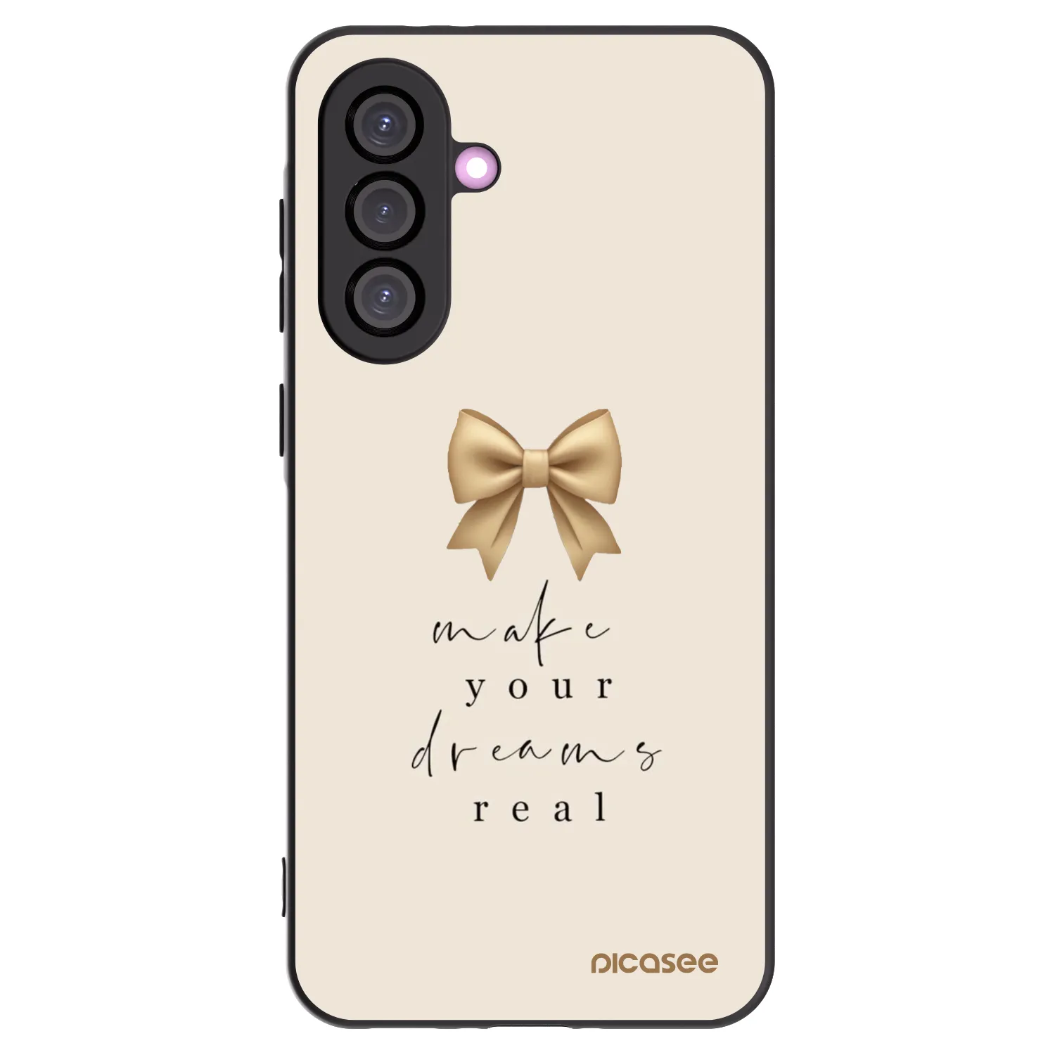 Picasee silikonski črni ovitek za Samsung Galaxy A56 5G A566B - Golden Dream
