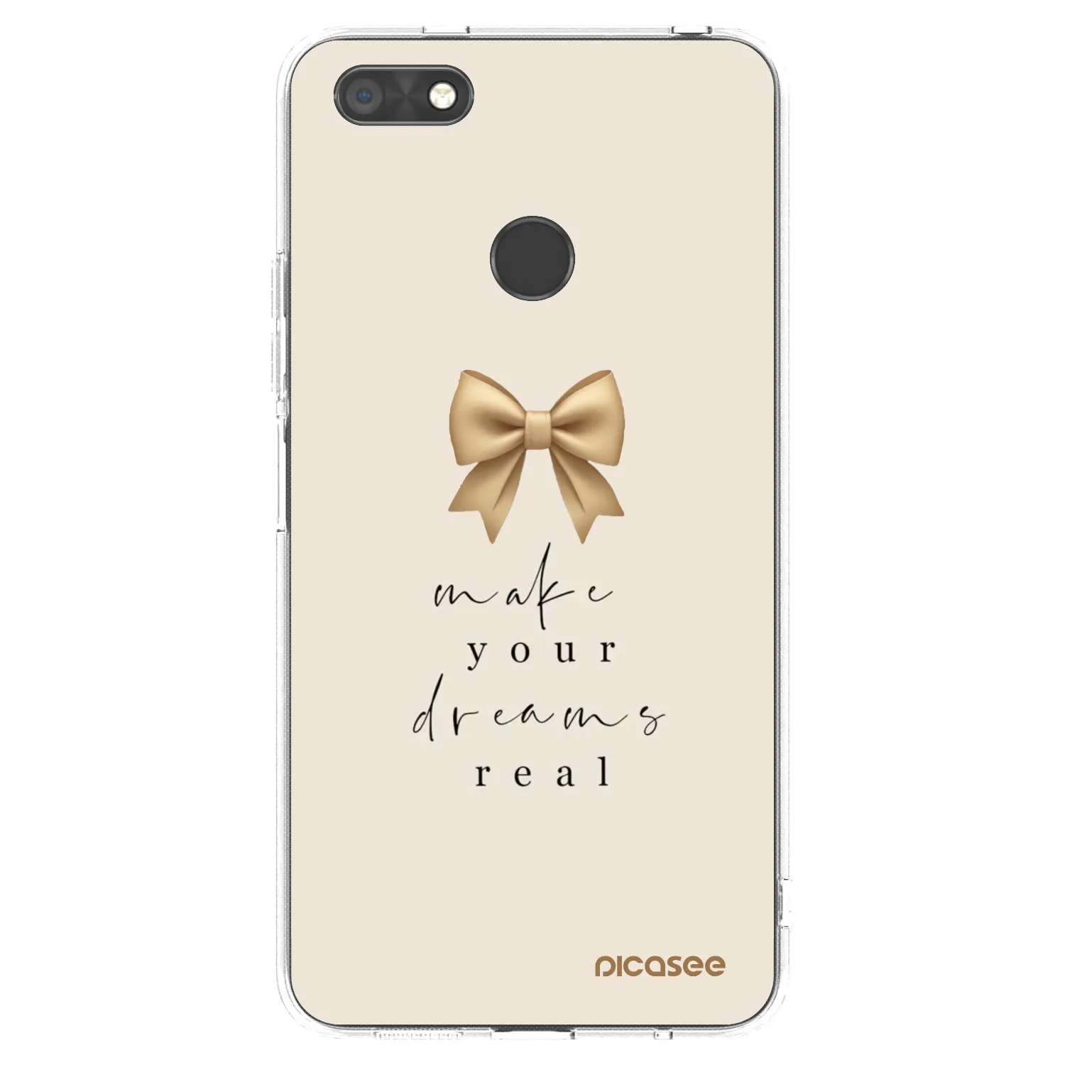 Picasee silikonski prozorni ovitek za Huawei P9 Lite Mini - Golden Dream