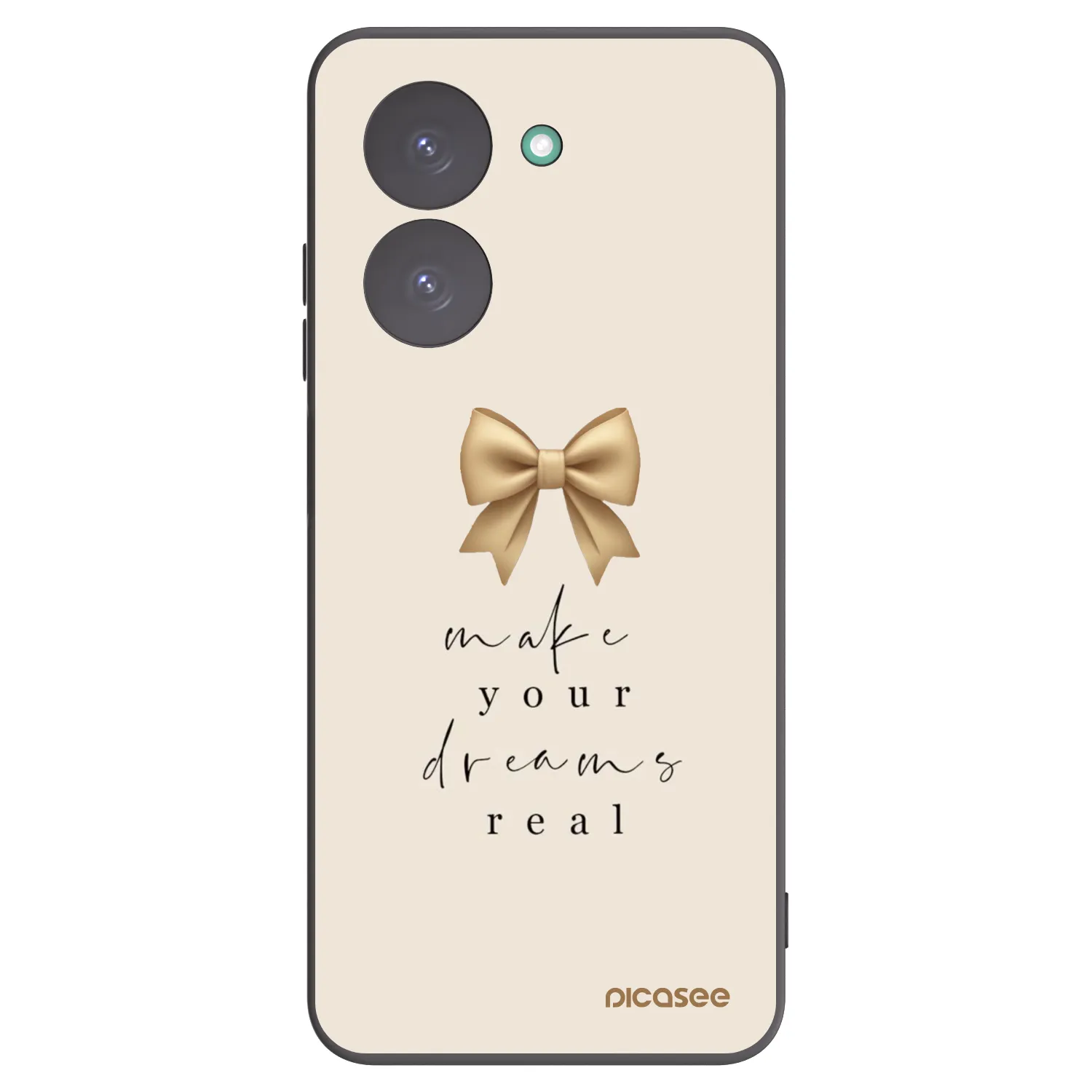Picasee silikonski črni ovitek za Xiaomi Redmi A5 - Golden Dream