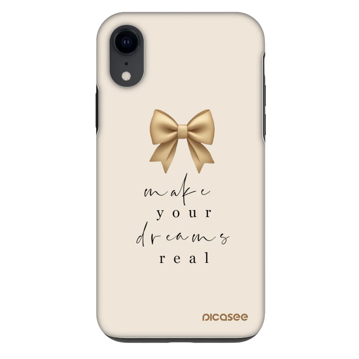 Picasee Fashion Case za Apple iPhone XR - Golden Dream