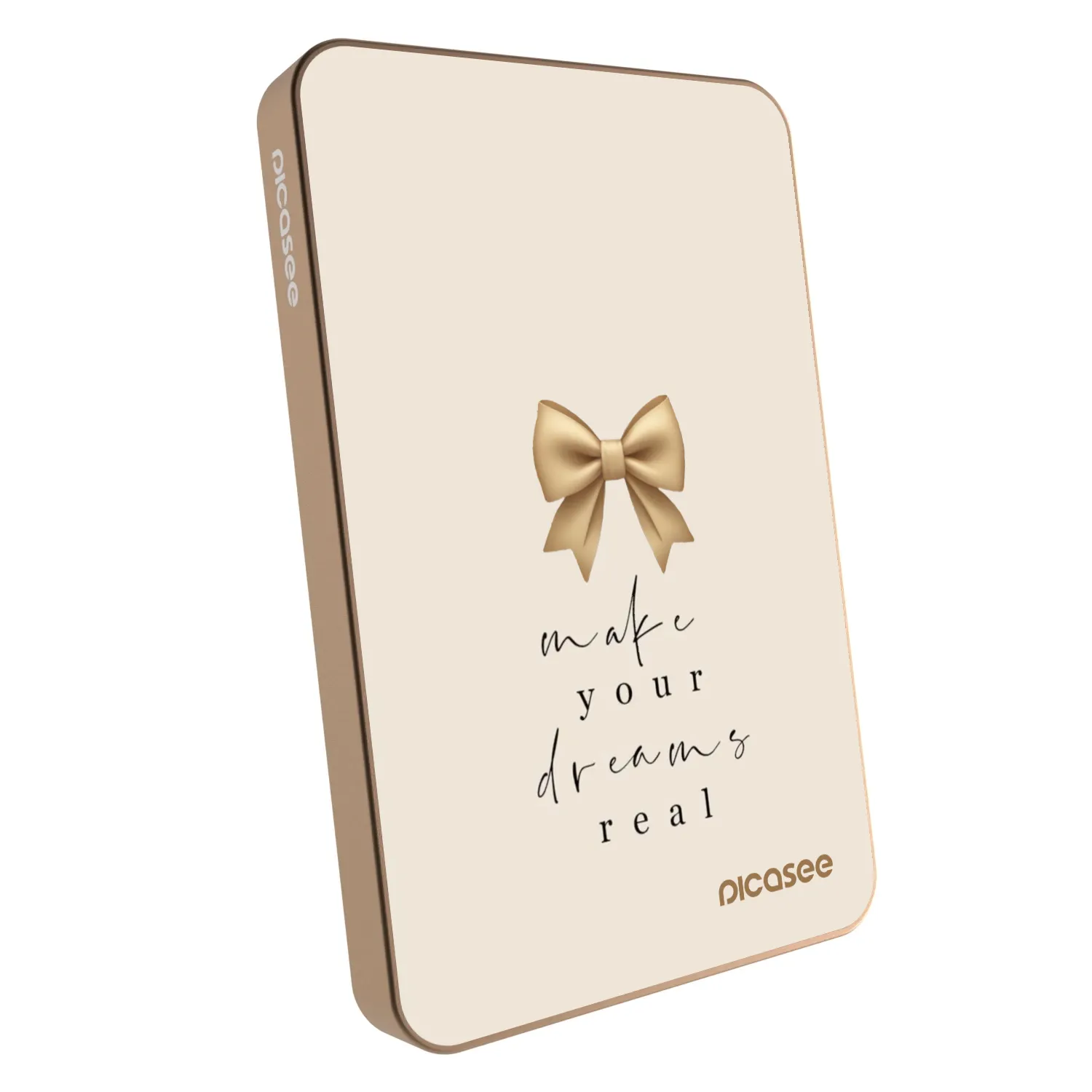 Picasee Prenosna baterija z MagSafe 5 000 mAh Zlati - Golden Dream