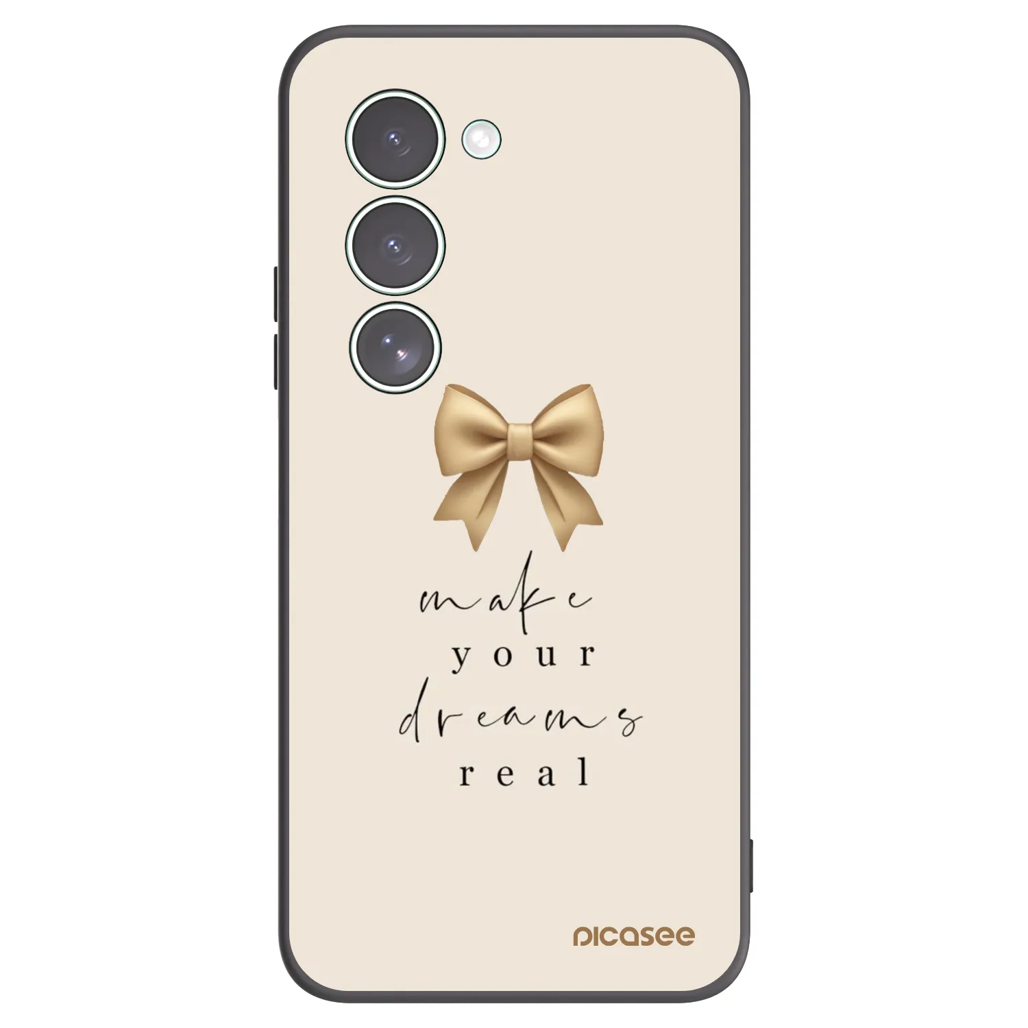 Picasee silikonski črni ovitek za Xiaomi Redmi 15 5G - Golden Dream