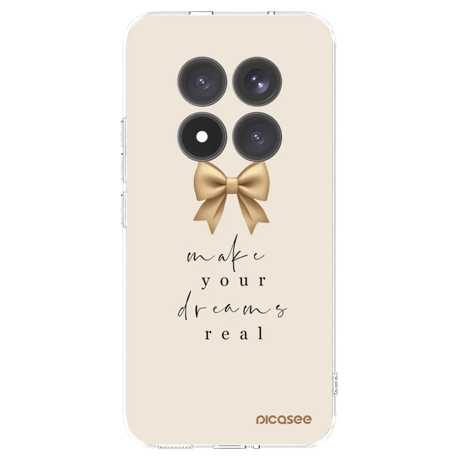 Picasee silikonski prozorni ovitek za Xiaomi Redmi Note 15 Pro+ - Golden Dream