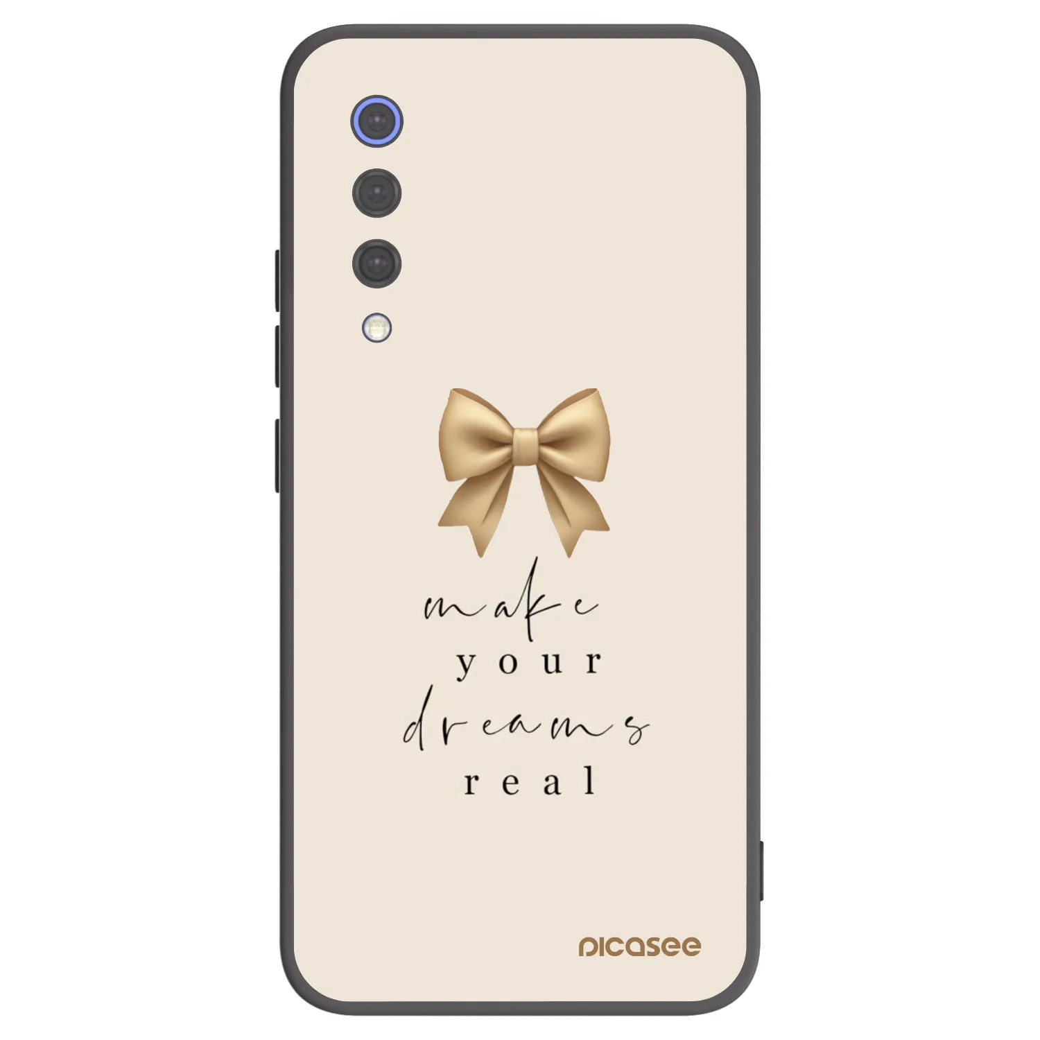 Picasee silikonski črni ovitek za Xiaomi Mi 9 SE - Golden Dream