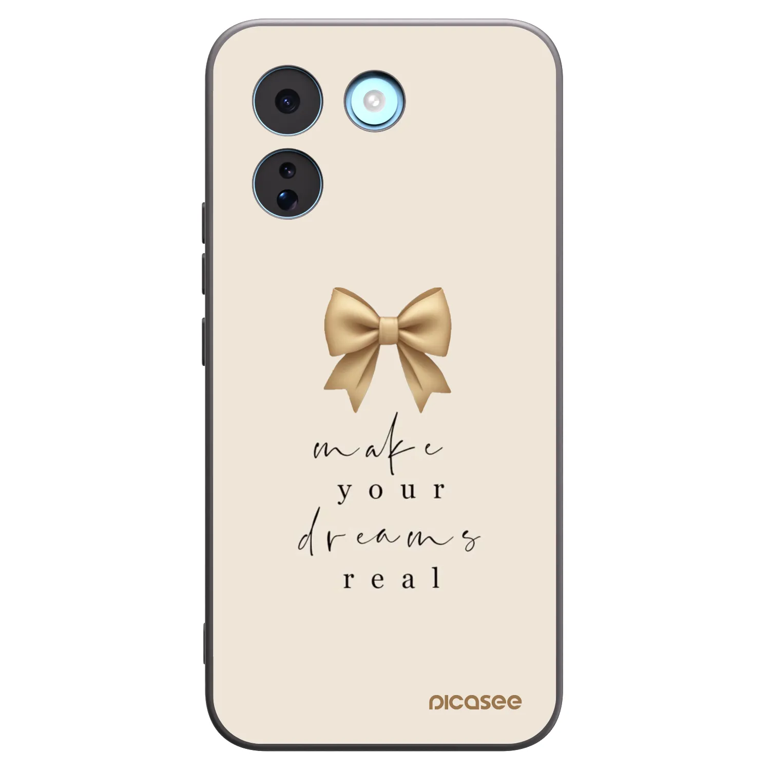 Picasee silikonski črni ovitek za Xiaomi Redmi Note 17 Pro MAX 5G - Golden Dream