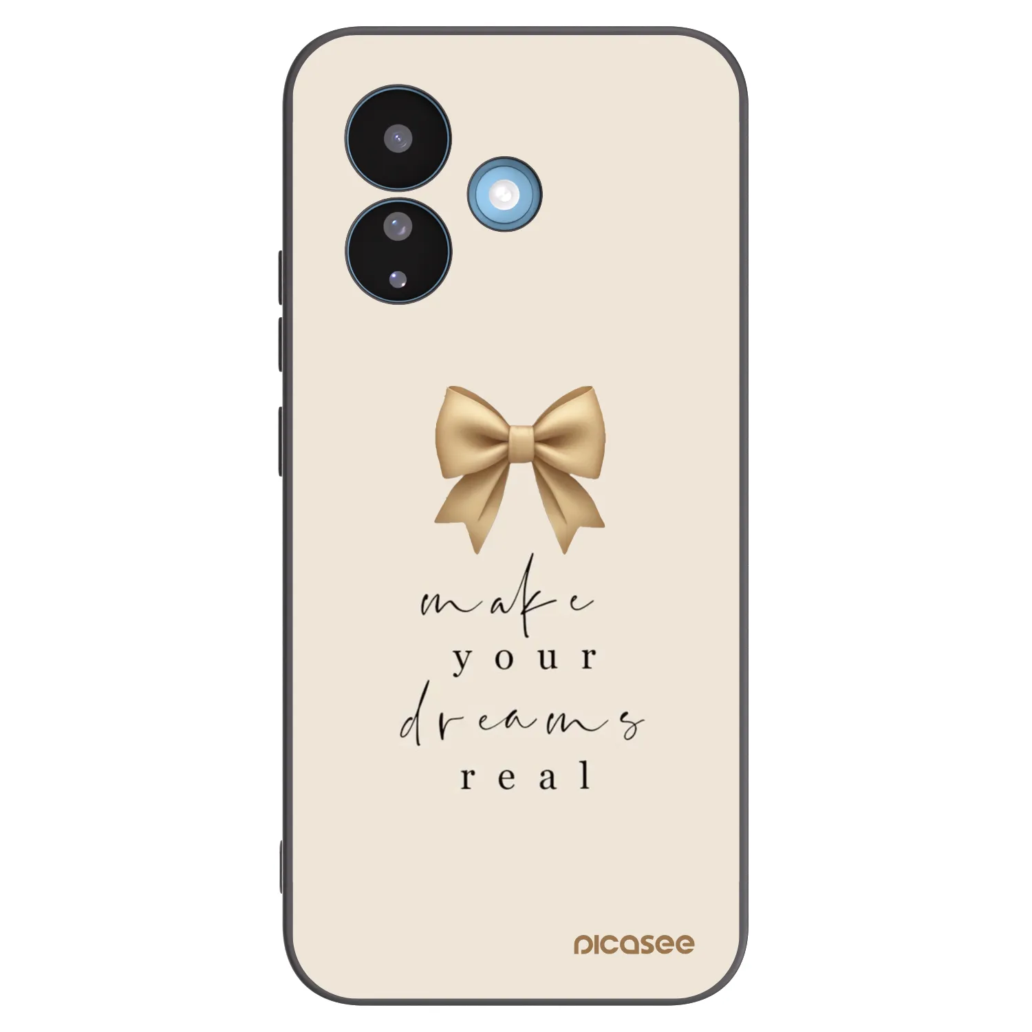 Picasee silikonski črni ovitek za Xiaomi Redmi Note 17 Pro 5G - Golden Dream