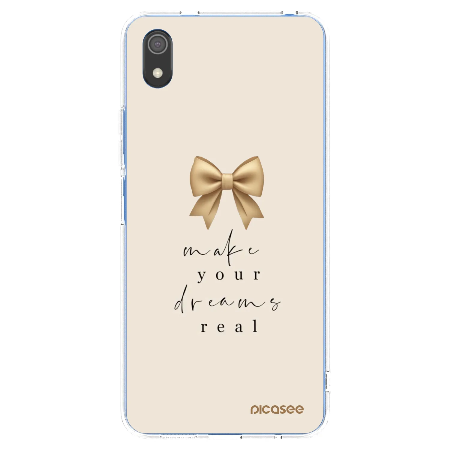 Picasee silikonski prozorni ovitek za Xiaomi Redmi 7A - Golden Dream