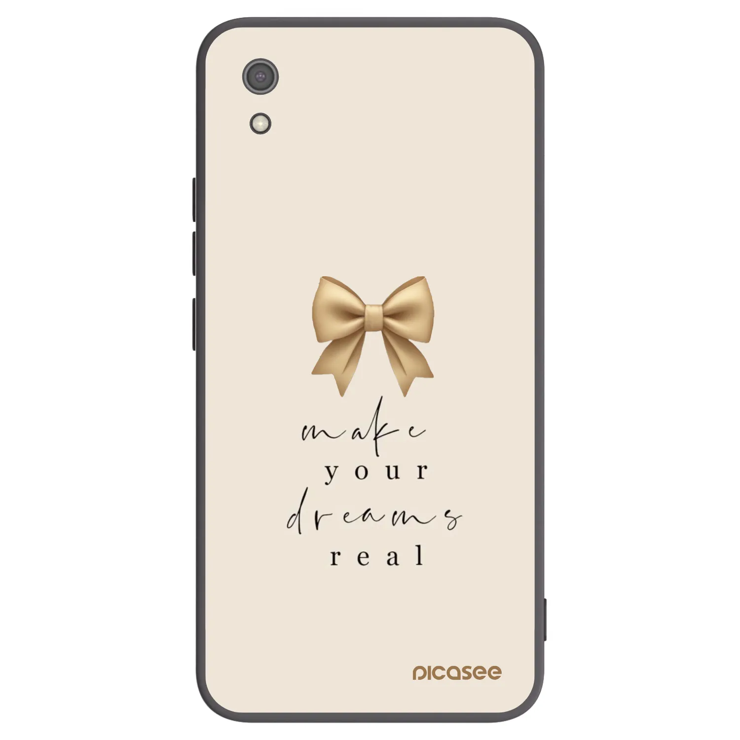 Picasee silikonski črni ovitek za Xiaomi Redmi 7A - Golden Dream