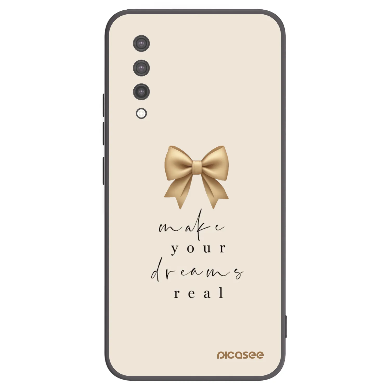 Picasee silikonski črni ovitek za Xiaomi Mi 9 Lite - Golden Dream