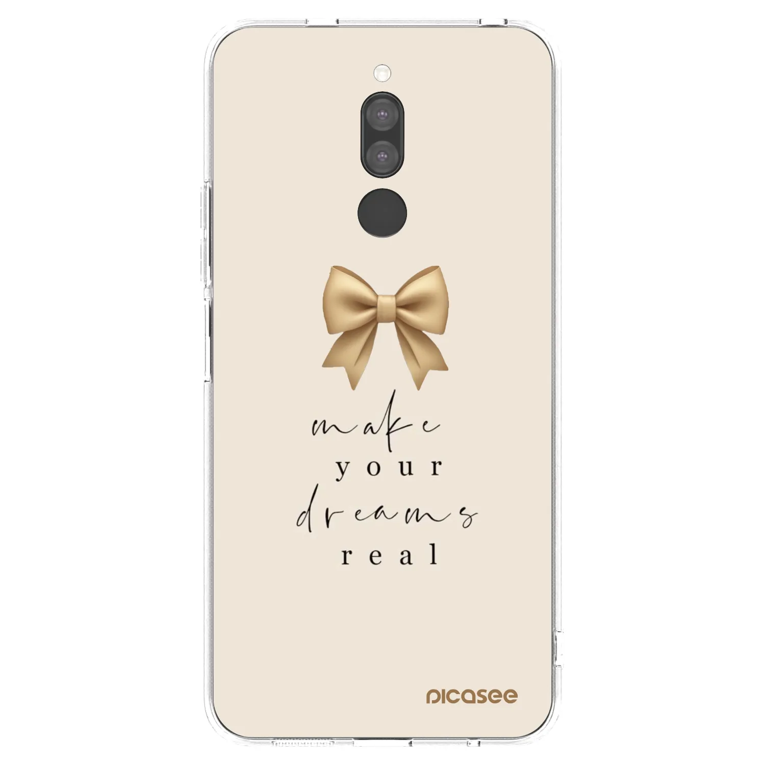 Picasee silikonski prozorni ovitek za Xiaomi Redmi 8 - Golden Dream