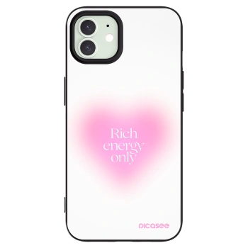 Picasee silikonski črni ovitek za Apple iPhone 12 - Rich Energy
