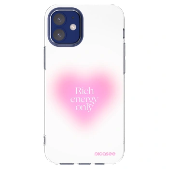 Picasee silikonski prozorni ovitek za Apple iPhone 12 mini - Rich Energy