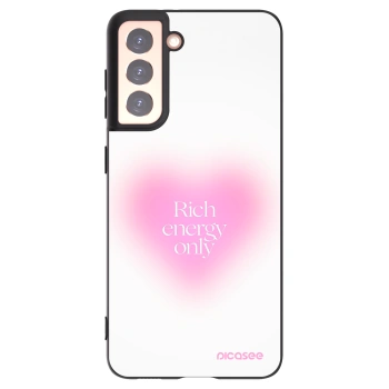 Picasee silikonski črni ovitek za Samsung Galaxy S21 5G G991B - Rich Energy