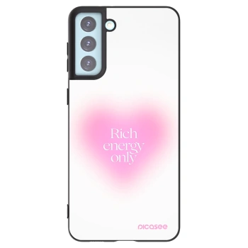 Picasee silikonski črni ovitek za Samsung Galaxy S21+ 5G G996F - Rich Energy