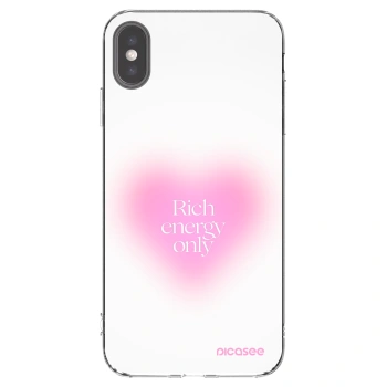Picasee silikonski prozorni ovitek za Apple iPhone XS Max - Rich Energy