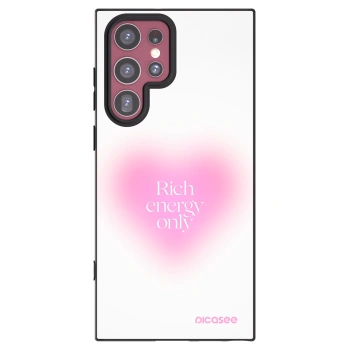 Picasee silikonski črni ovitek za Samsung Galaxy S22 Ultra 5G - Rich Energy