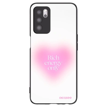 Picasee silikonski črni ovitek za OPPO A16s - Rich Energy