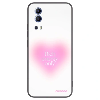 Picasee silikonski črni ovitek za Vivo Y52 5G - Rich Energy