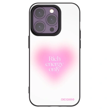 Picasee silikonski črni ovitek za Apple iPhone 14 Pro - Rich Energy