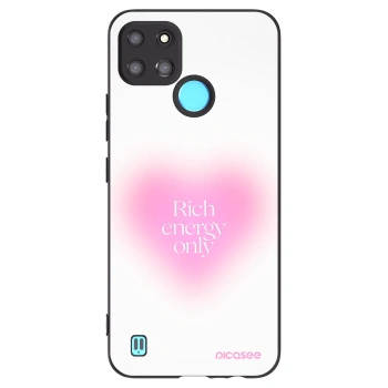 Picasee silikonski črni ovitek za Realme C21Y - Rich Energy