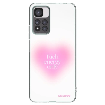 Picasee silikonski prozorni ovitek za Xiaomi Redmi Note 11 Pro+ 5G - Rich Energy