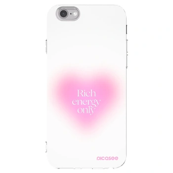 Picasee silikonski prozorni ovitek za Apple iPhone 6/6S - Rich Energy