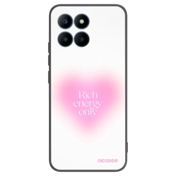 Picasee silikonski črni ovitek za Honor 70 Lite - Rich Energy