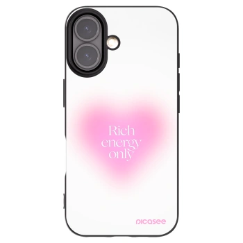 Picasee silikonski črni ovitek za Apple iPhone 16 - Rich Energy