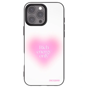 Picasee silikonski črni ovitek za Apple iPhone 16 Pro Max - Rich Energy