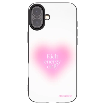 Picasee silikonski črni ovitek za Apple iPhone 16 Plus - Rich Energy