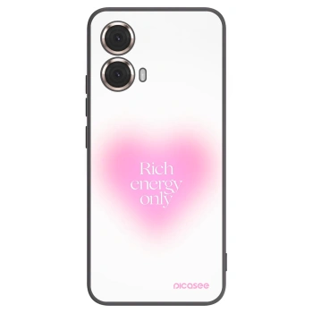 Picasee silikonski črni ovitek za Motorola Moto G85 - Rich Energy