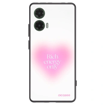Picasee silikonski črni ovitek za Motorola Moto G35 5G - Rich Energy
