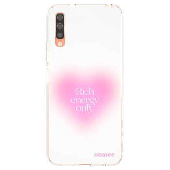 Picasee silikonski prozorni ovitek za Samsung Galaxy A70 A705F - Rich Energy