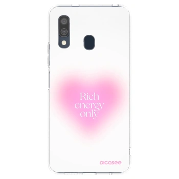 Picasee silikonski prozorni ovitek za Samsung Galaxy A40 A405F - Rich Energy