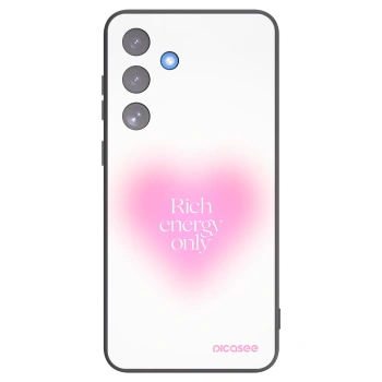 Picasee silikonski črni ovitek za Samsung Galaxy S25 FE 5G - Rich Energy