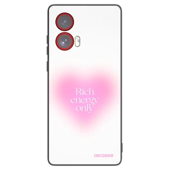 Picasee silikonski črni ovitek za Motorola Edge 50 Fusion - Rich Energy