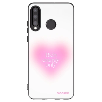 Picasee silikonski črni ovitek za Huawei P30 Lite - Rich Energy