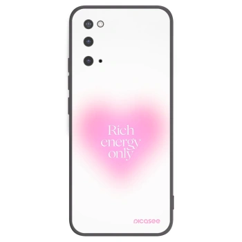 Picasee silikonski črni ovitek za Samsung Galaxy S20 G980F - Rich Energy