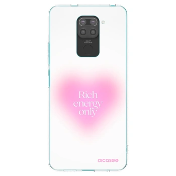 Picasee silikonski črni ovitek za Xiaomi Redmi Note 9 - Rich Energy