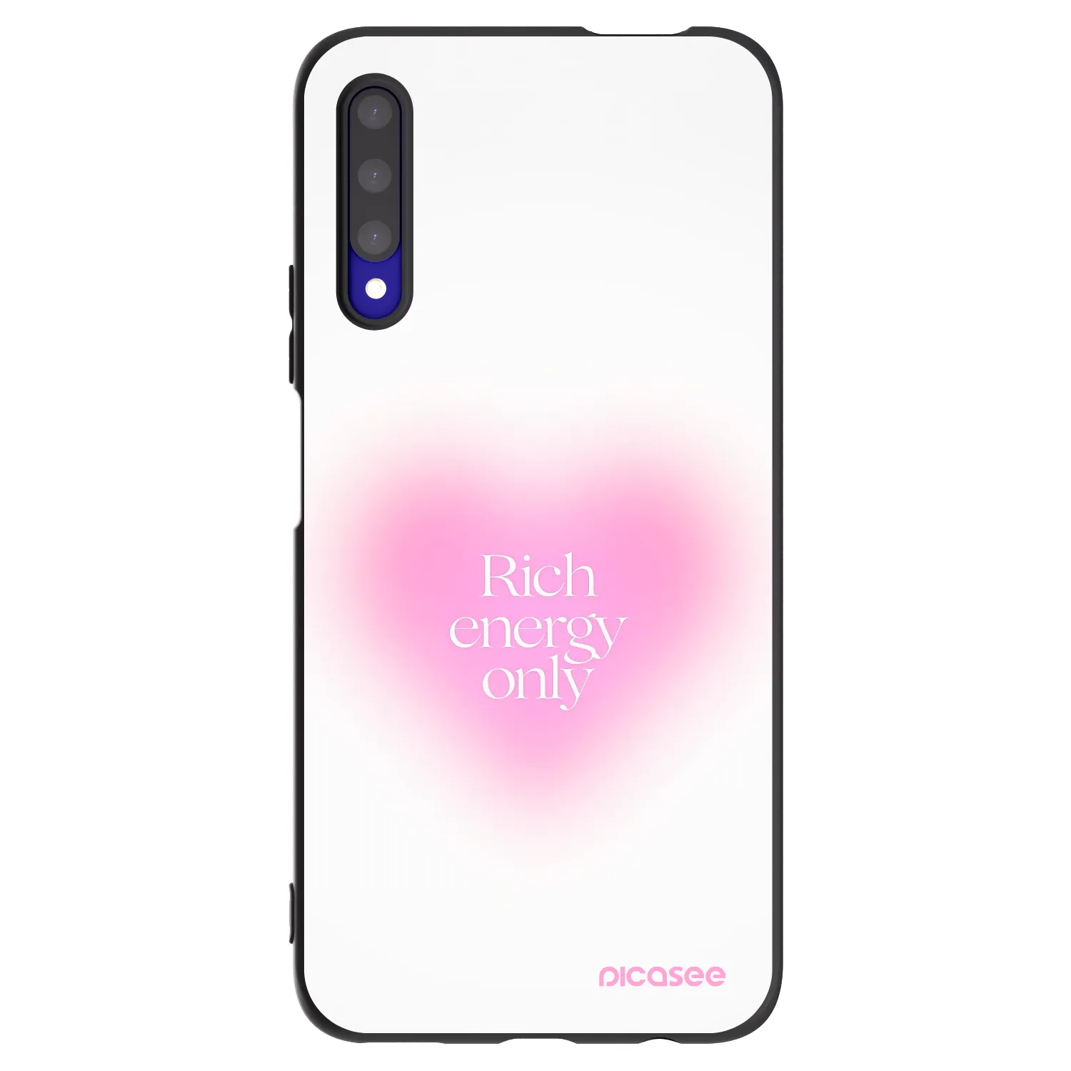 Picasee silikonski črni ovitek za Honor 9X Pro - Rich Energy
